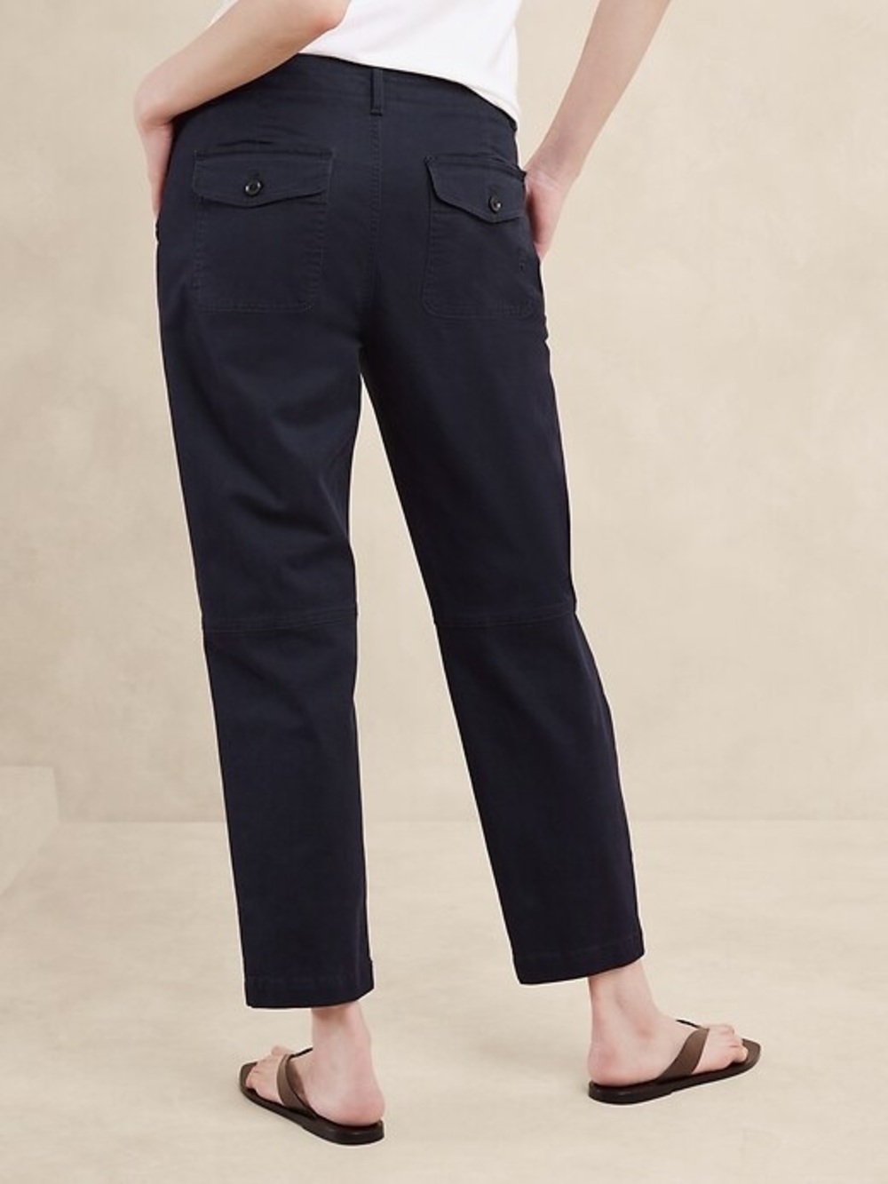Banana Republic Authentic Girlfriend Chinos in Black